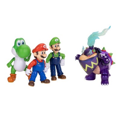 Детские фигурки Nintendo The Super Mario Galaxy Movie - 5” Figure Multi-Pack – Mario, Yoshi and exclusive Wonder Bowser Jr. and Luigi Figures — фото 6