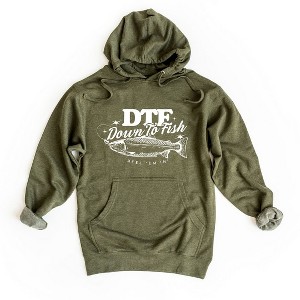 Simply Sage Market Women's Graphic Hoodie DTF Down To Fish - 1 of 4