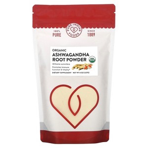 Pure Indian Foods Organic Ashwagandha Root Powder, 8 oz (227 g) - 1 of 2