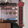 LED Get Lucky Casino Vintage Marquee Off the Wall Sign - American Art Decor: Retro Gaming Entrance Display, AA Battery Powered - 2 of 4