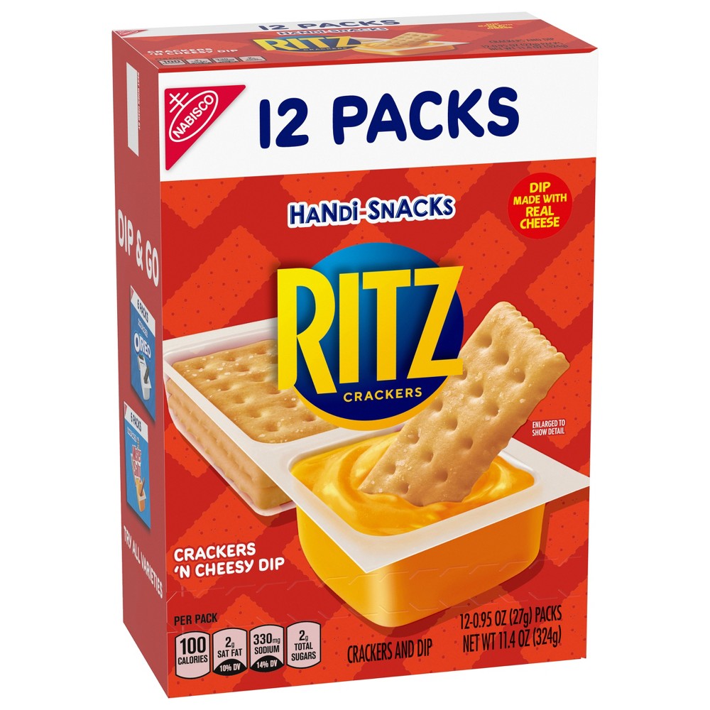 UPC 044000053482 product image for Handi-Snacks Ritz Crackers 'N Cheese Dip - 12ct/11.4oz | upcitemdb.com