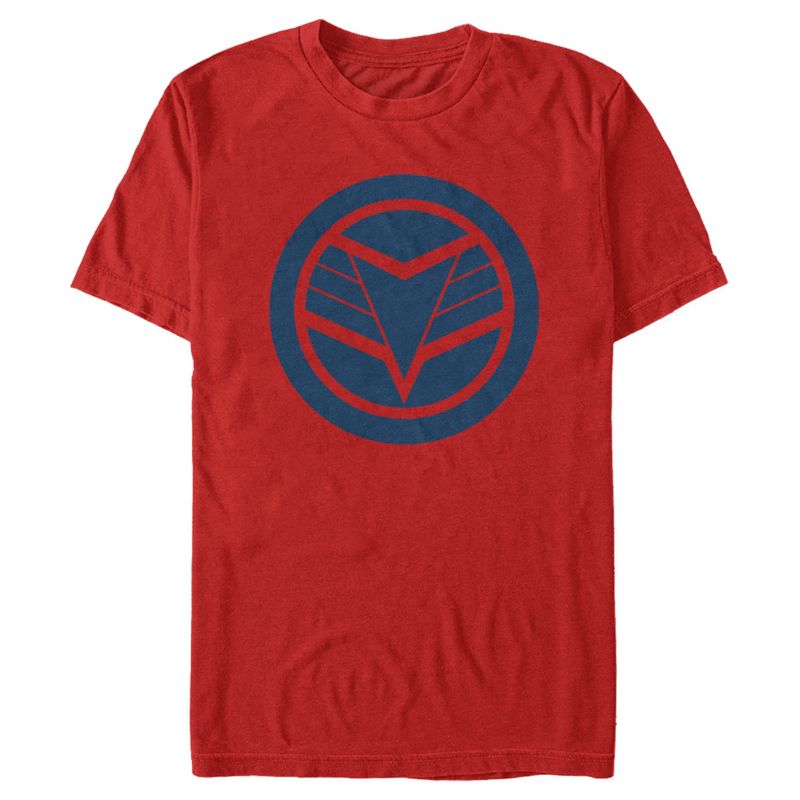 Men's Marvel The Falcon and the Winter Soldier Blue Shield T-Shirt, 1 of 6