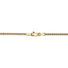 Black Bow Jewelry 1.4mm 14k Yellow Gold Solid Diamond Cut Spiga Chain Necklace - 4 of 4
