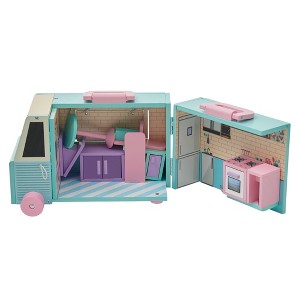 Olivia's Little World Food Truck Dollhouse for 3.5" Dolls, Multi - 1 of 3