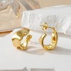 Trendy Gold Plated Knot Earrings for Women Chunky Statement Drop Dangle Earrings Lightweight Fashion Accessories Gold Jewelry - 3 of 4