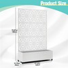 TOAOTBNBO Metal Raised Garden Bed with Star Pattern, Outdoor Planter Box with Wheels, Modern Privacy Screen for Garden and Patio - 3 of 4