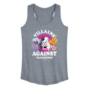 Women's - Disney Villains - De Vil, Ursula, Queen Grimhilde Graphic Racerback Tank - 1 of 4