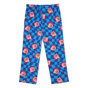 Kirby All-Over Character Print Men's Super Soft Sleep Pants - 1 of 3