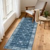 Area Rugs Washable Non-Slip Low Pile Ultra Soft Indoor Under Table Area Rug Carpet for Bedroom Living Room - 3 of 4