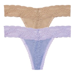 Skarlett Blue Women's Goddess Lacey Thong 2-Pack 371241P2 - 1 of 3