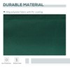 Sapphtopaz 12' x 8' Retractable Awning Manual Patio Awnings Sunshade Shelter 280gsm UV Resistant with Manual Crank Handle Aluminum Frame - 4 of 4