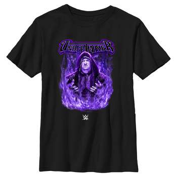 Boy's WWE Undertaker Purple Flames T-Shirt