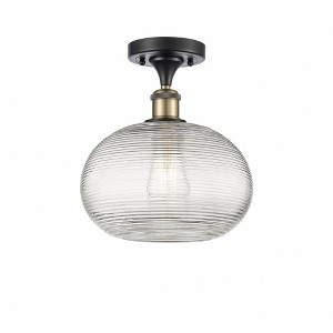 Ithaca - 1 Light Semi-Flush Mount In Industrial Style-10.75 Inches Tall and 10 Inches Wide - 1 of 1