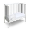 Belatt 3-in-1 Crib Converts to Toddler and Day Bed, Solid Wood, White/Gray, Long-Term Baby Sleep Solution - 3 of 4