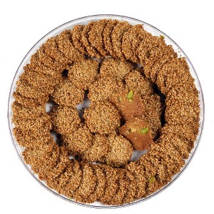 Eastanbul Barazek, Barazek with Sesame Cookies, Lebanese Sweets, 12.35oz - 1 of 4