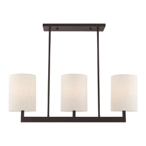 Livex Lighting Hayworth 3 - Light Chandelier in  Bronze - 1 of 4