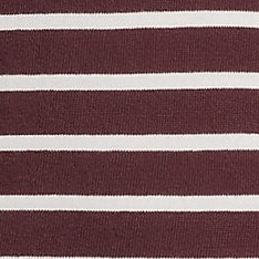 lush burgundy breton stripe