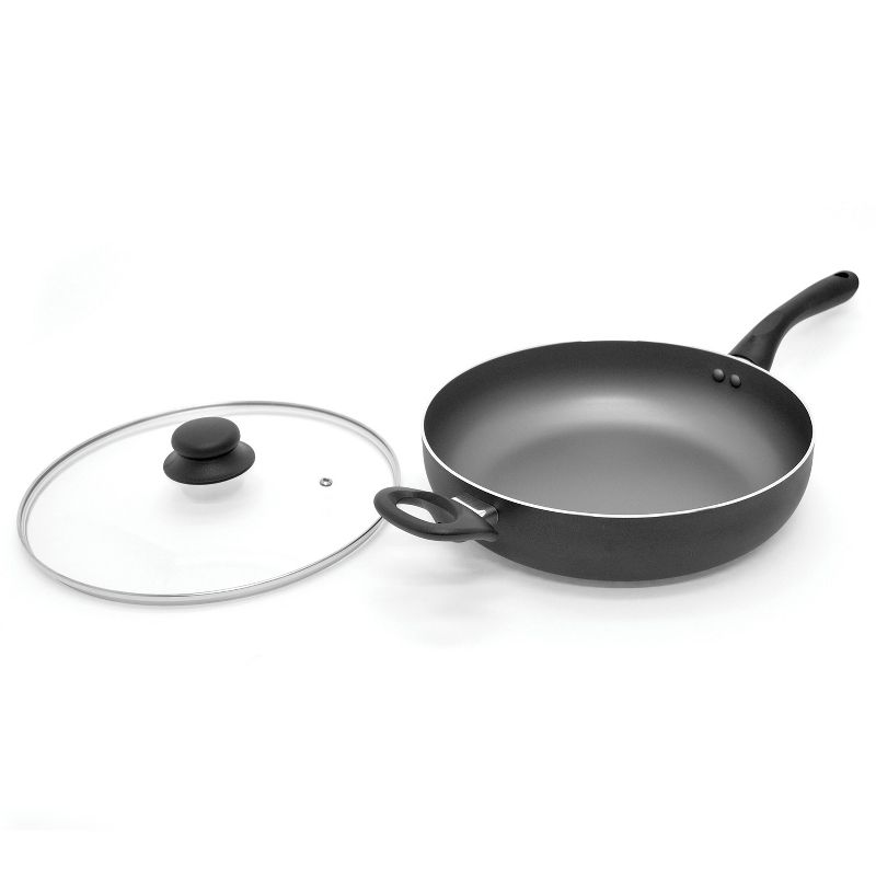 Starfrit 11-In. Nonstick Aluminum Deep Fry Pan with Lid, 3 of 6