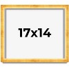 PosterPalooza | Minimalist Shadow Box Gold Picture Frame - UV Acrylic, Backing Board, Hanging Hardware - 2 of 4