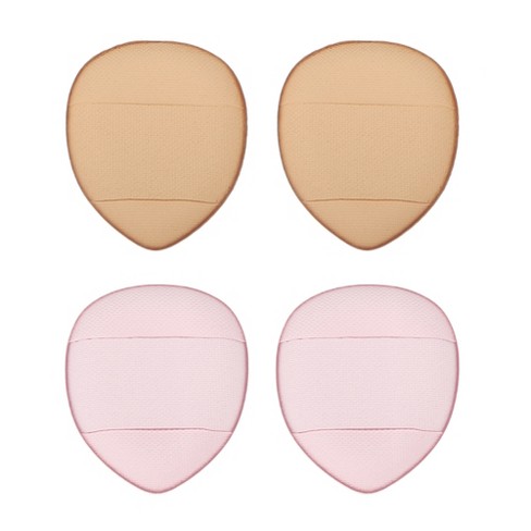 Unique Bargains Loose Powder Puff Face Soft Triangle Puff Blender Beauty  Makeup Tool Short Plush 2 Pcs Black Pink : Target