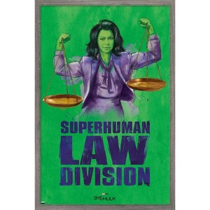 Trends International Marvel She-Hulk: Attorney At Law - Super-Human Law Division Framed Wall Poster Prints - 1 of 4