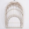 DOMETOUR Outdoor Egg Hanging Chair with Stand, Patio Wicker Swing Egg Chair Indoor Swinging Chair Outdoor Hammock Egg Chair BLUE - 4 of 4