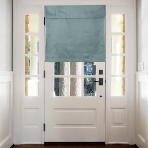 Unique Bargains Tie Up Blackout Privacy Door Curtain 1 Panel - 1 of 4