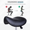 Vynxaria Rolling Saddle Stool - Ergonomic Swivel Chair with Adjustable Height & Wheels, Supports Spine Health for Comfortable Sitting - 2 of 4