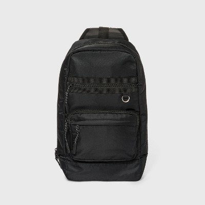 ZERØGRAND City Sling Bag in BLACK