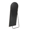 Ridstar 20 in. W x 63 in. H Black Arched Bathroom Floor Mirror - 3 of 4