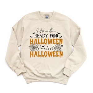 Simply Sage Market Women's Graphic Sweatshirt Ready For Halloween - 1 of 4