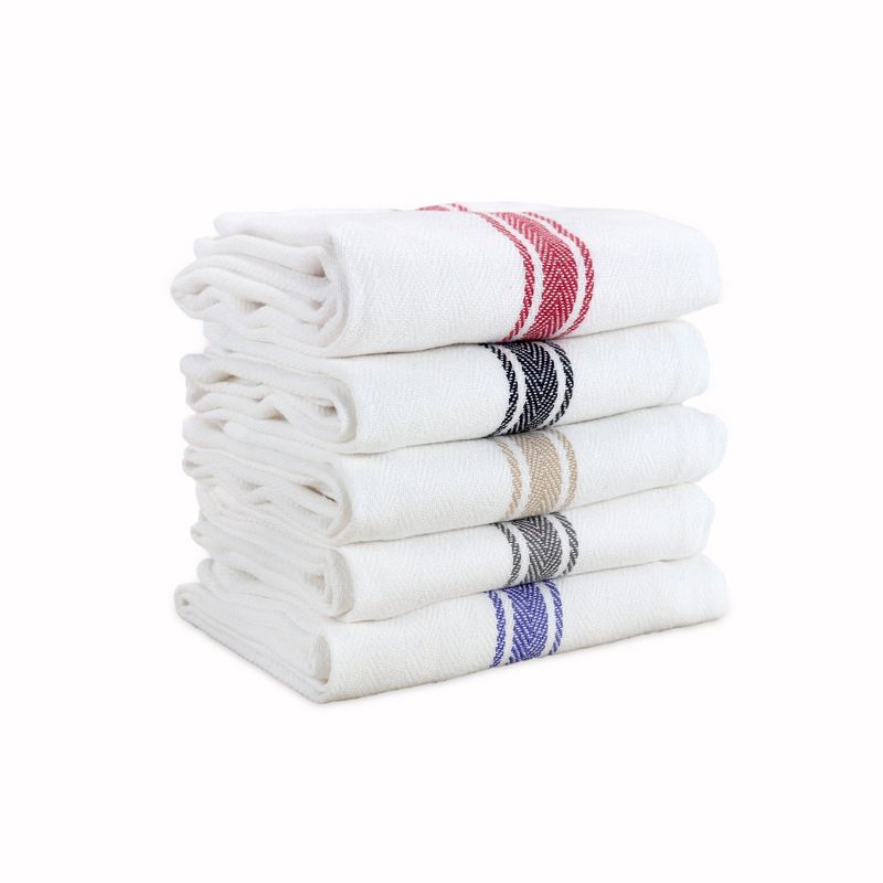 Sloppy Chef Herringbone Kitchen Towel (12 Pack), 15x25, 100% Cotton Tea Towel, 5 of 6