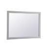 Elegant Lighting Aqua rectangle vanity mirror 48 inch in Grey - 2 of 4
