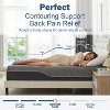 Vipbear Extra Firm Memory Foam Mattress,Luxury Cooling Gel Green Tea Bed Mattresses, Flip Firm Mattress for Back Pain,Made in USA - 2 of 4