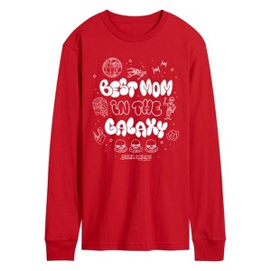 Men's - Star Wars - Best Mom in the Galaxy Long Sleeve Graphic T-Shirt - 1 of 2