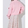 Women's Lover Cropped Cardigan - Baevely by Wellmade - 3 of 4