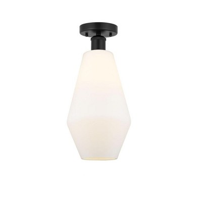 Cindyrella - 1 Light Semi-Flush Mount In Nautiical Style-14.75 Inches Tall and 7 Inches Wide