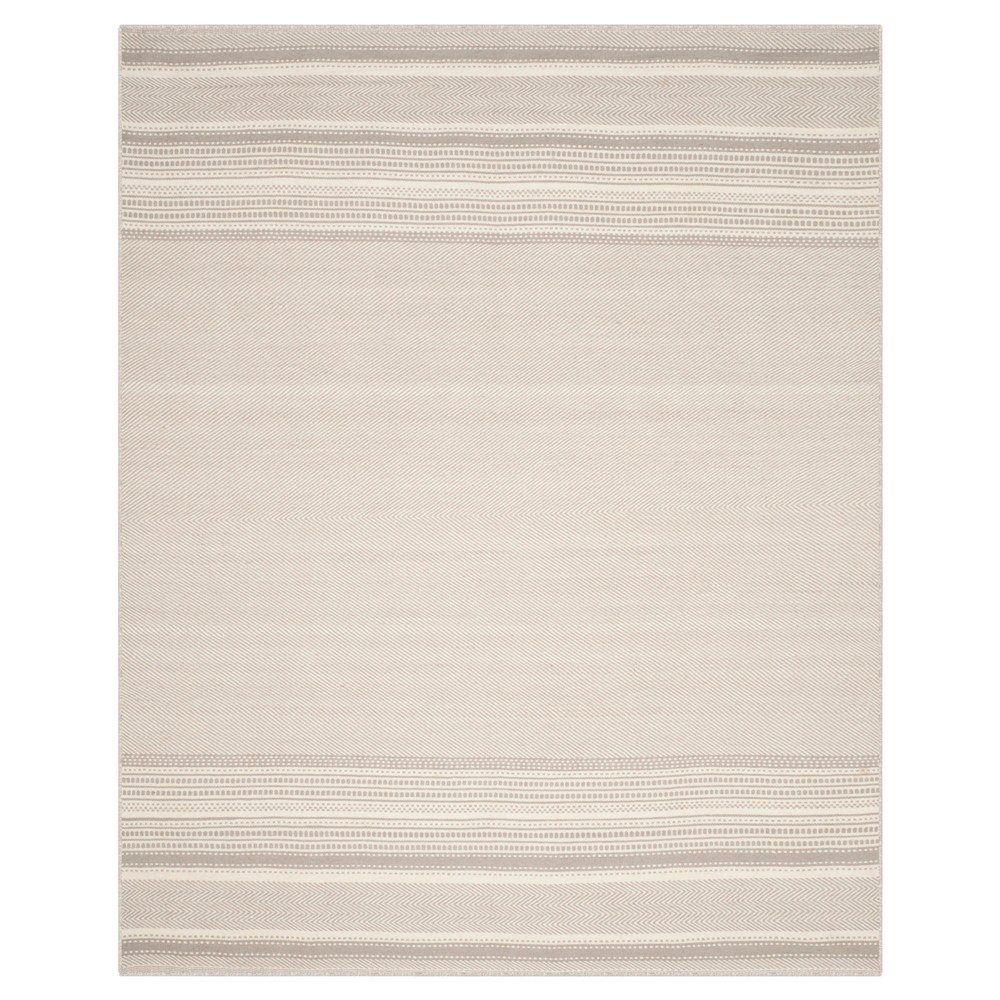 9'x12' Rhea Area Rug Gray/Ivory - Safavieh