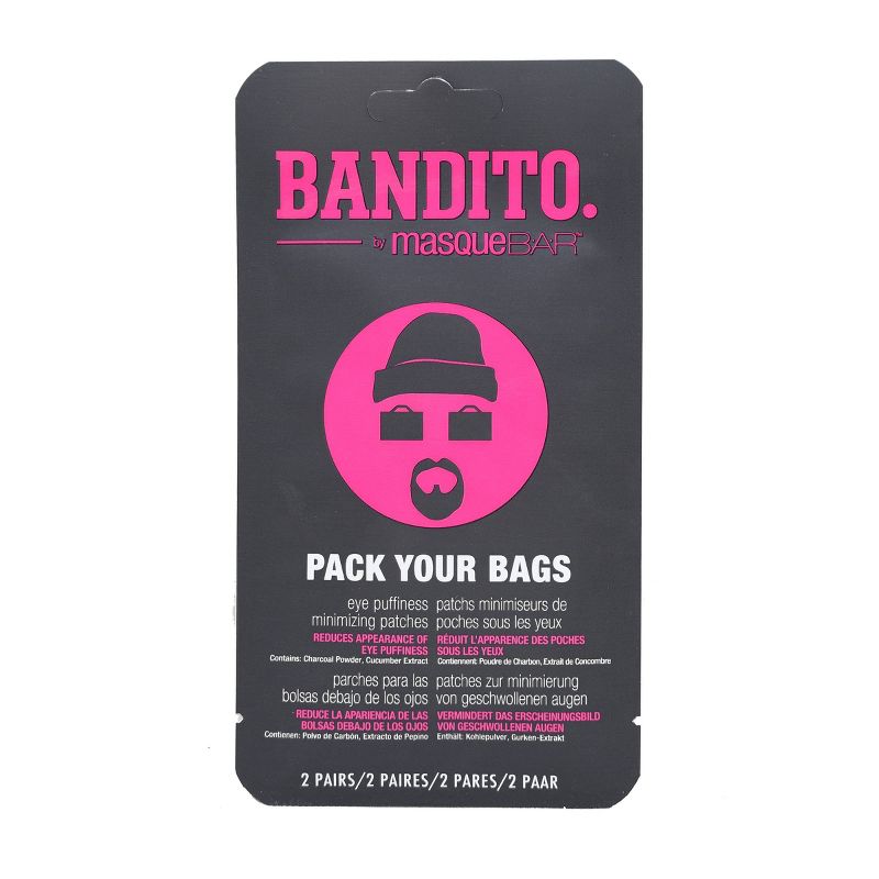 Masque Bar Bandito Pack Your Bags Eye Puffiness Minimizing Patches - 2ct, 1 of 9