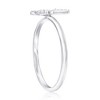 Diamonds D'Argento Sterling Silver Butterfly Diamond Ring - (43 Stones) - Available Sizes:  9 ,  8 ,  7 ,  6 - 2 of 3