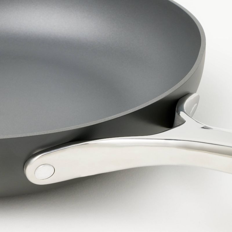 7pc Nonstick Hard Anodized Aluminum Cookware Set Dark Gray - Figmint&#8482;, 6 of 13