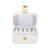 Unique Bargains 4 Slots PU Leather Velvet Cloth Travel Jewelry Holder - 3 of 4