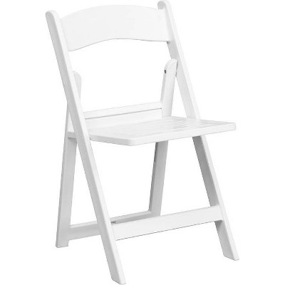 Riverstone Furniture Collection Folding Chair Resin White