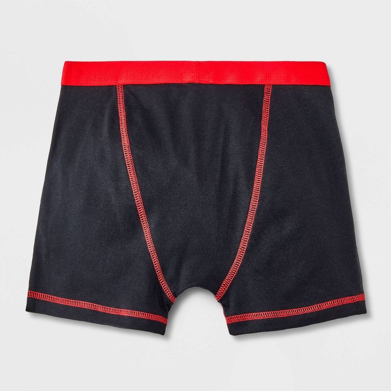 Boys' 10pk Striped Boxer Briefs - Cat & Jack™ Red/Blue, 4 of 5