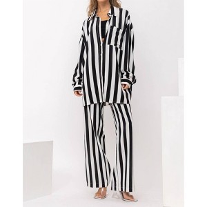 Women's Striped Pant - Pretty Garbage - 1 of 4