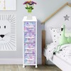 Sorbus 4 Drawers Narrow Dresser - with Steel Frame, Wood Top & Easy Pull Fabric Bins for Small Spaces, Closets, Bedroom, Bathroom & Laundry - 2 of 4