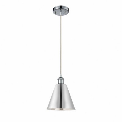 Ballston Cone - 1 Light Mini Pendant In Industrial Style-11.75 Inches Tall and 8 Inches Wide