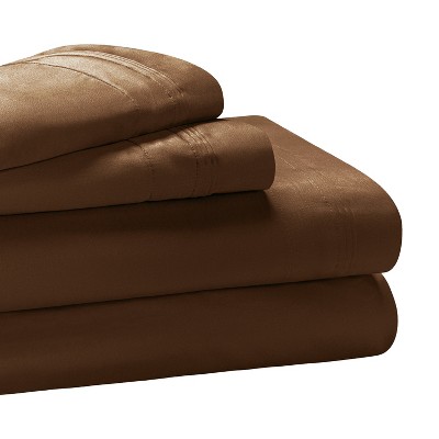Luxury Egyptian Quality Cotton 650 Thread Count Solid Deep Pocket Sheet Set by Blue Nile Mills
