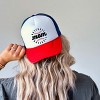 Baseball Mom Baseball Adult Foam Trucker Hat - 2 of 3