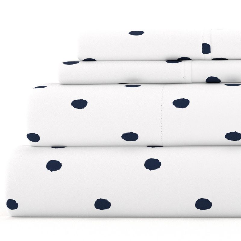 Stripes & Dots Patterns 4PC Sheet Set - Extra Soft, Easy Care - Becky Cameron, 1 of 13